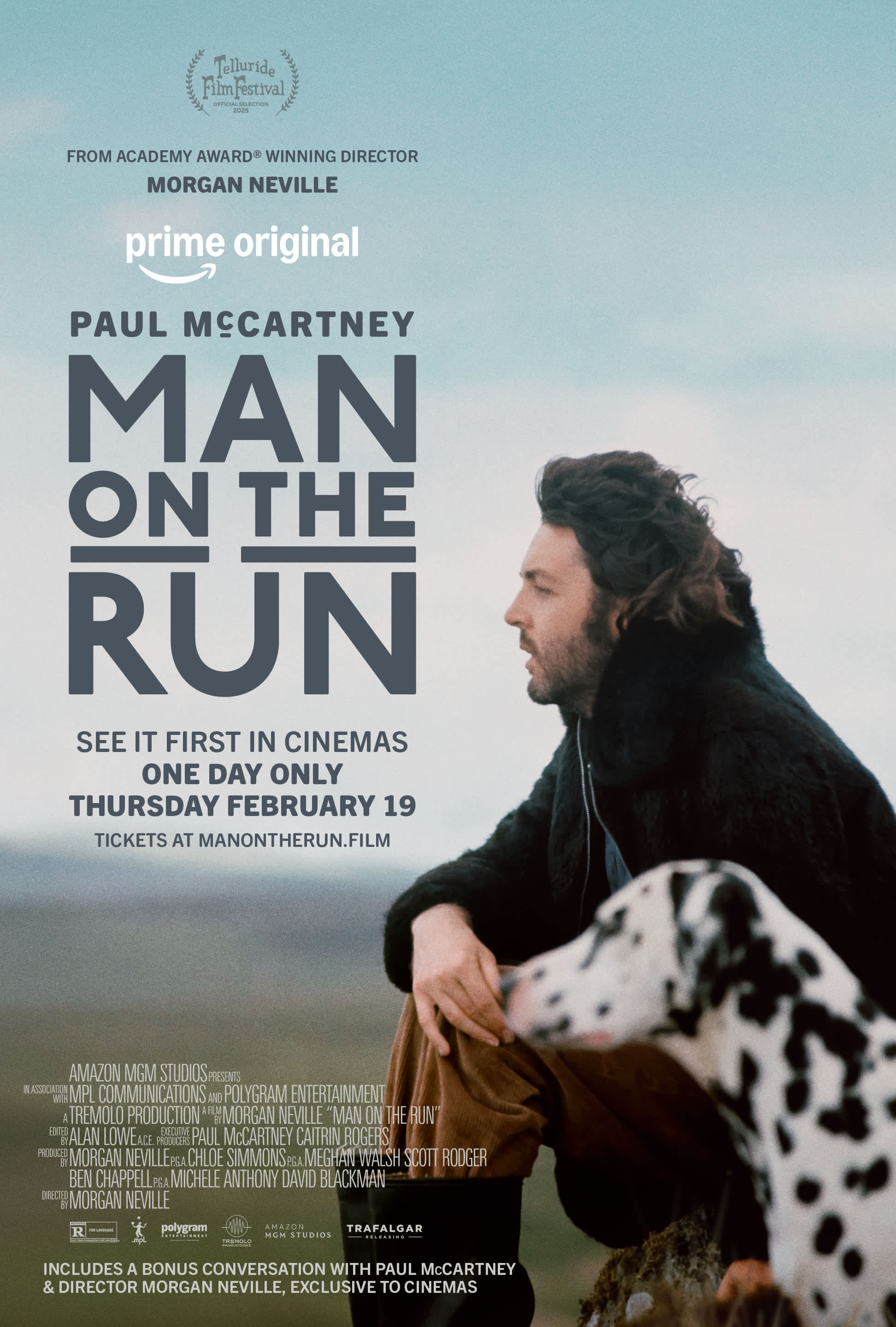 Paul McCartney: Man on the Run movie showtimes at an AMC Theatre