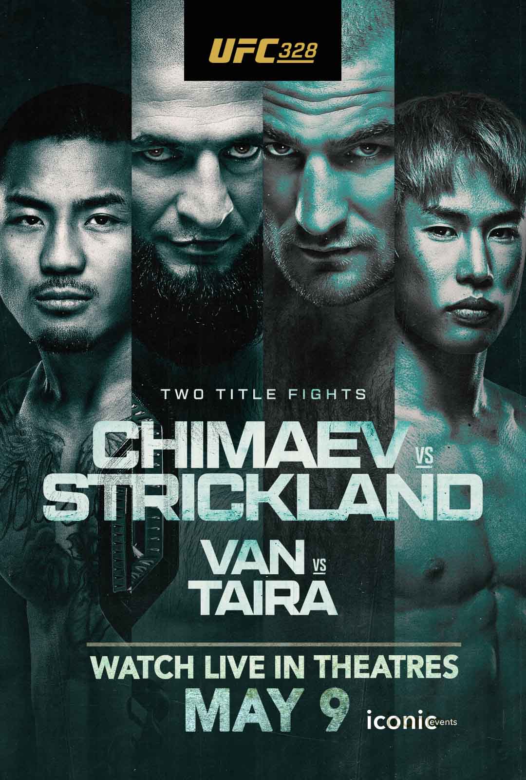 UFC 328 AMC Theatres 안내 이미지
