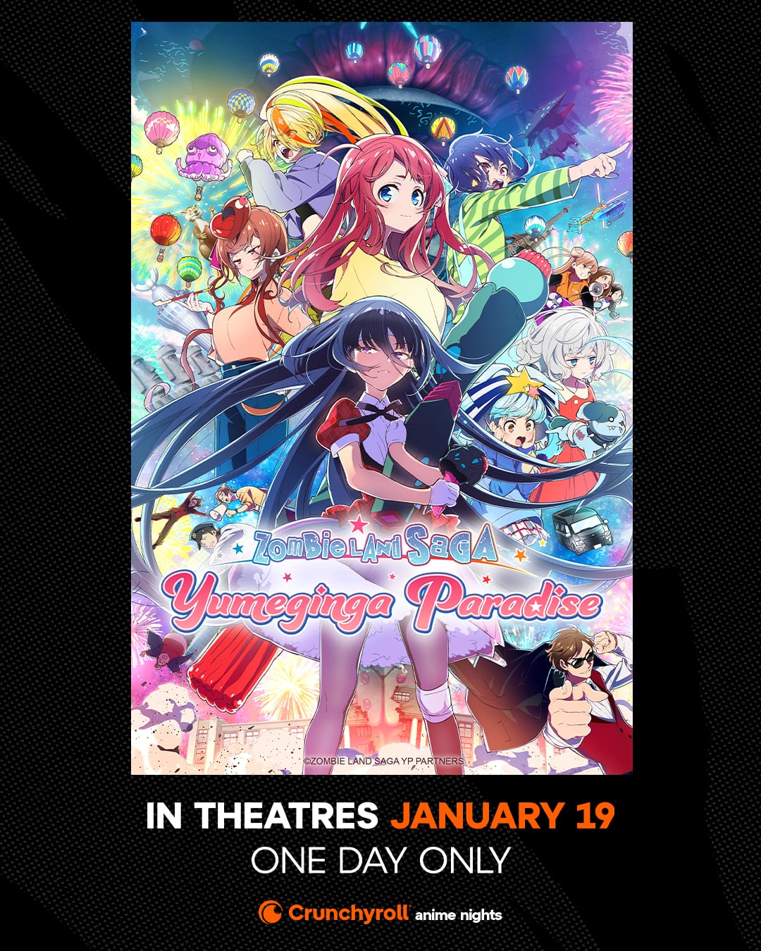Zombie Land Saga: Yumeginga Paradise movie showtimes at an AMC