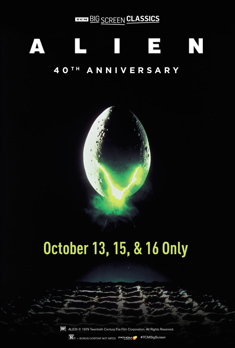 Alien 40th Anniversary (1979) presented by TCM movie