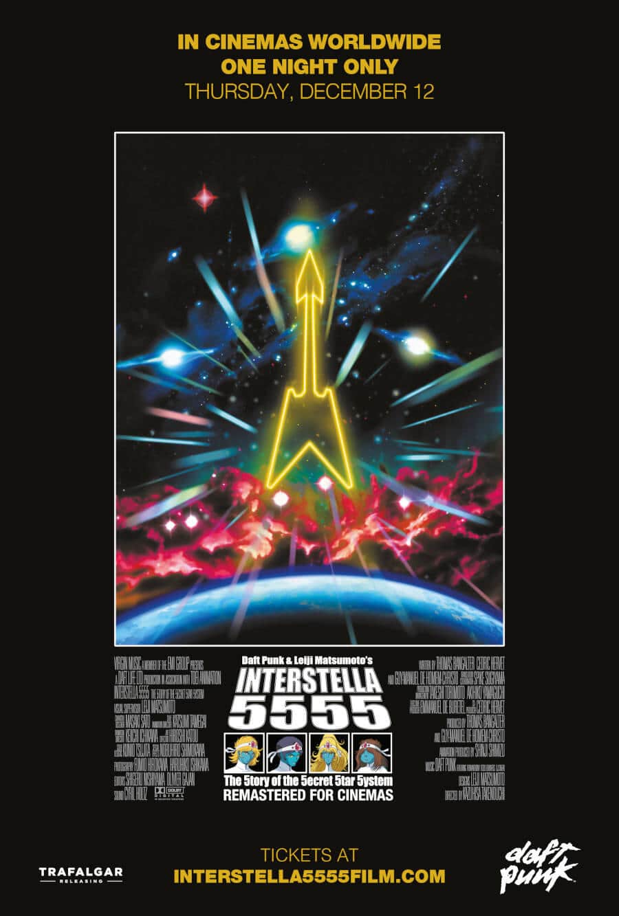 Thinking in the Dark: Cinema 英語版 Daft Punk & Leiji Matsumoto: Interstella 5555 movie