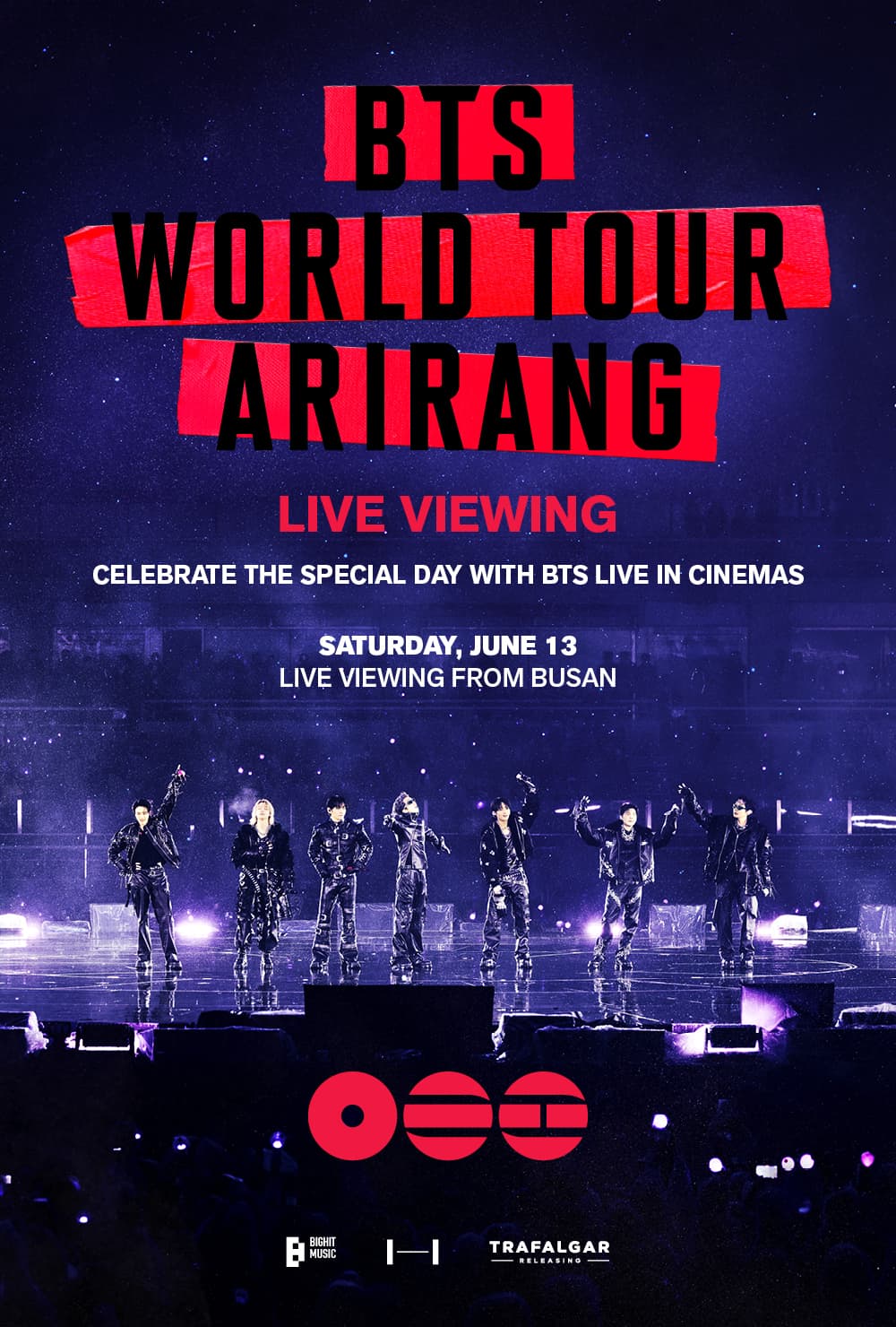 BTS WORLD TOUR 'ARIRANG' IN BUSAN: LIVE VIEWING movie showtimes at