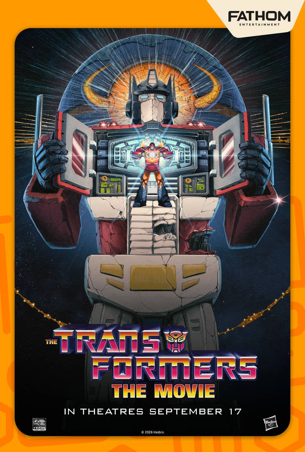 The Transformers: The Movie 40th Anniversary movie showtimes at an