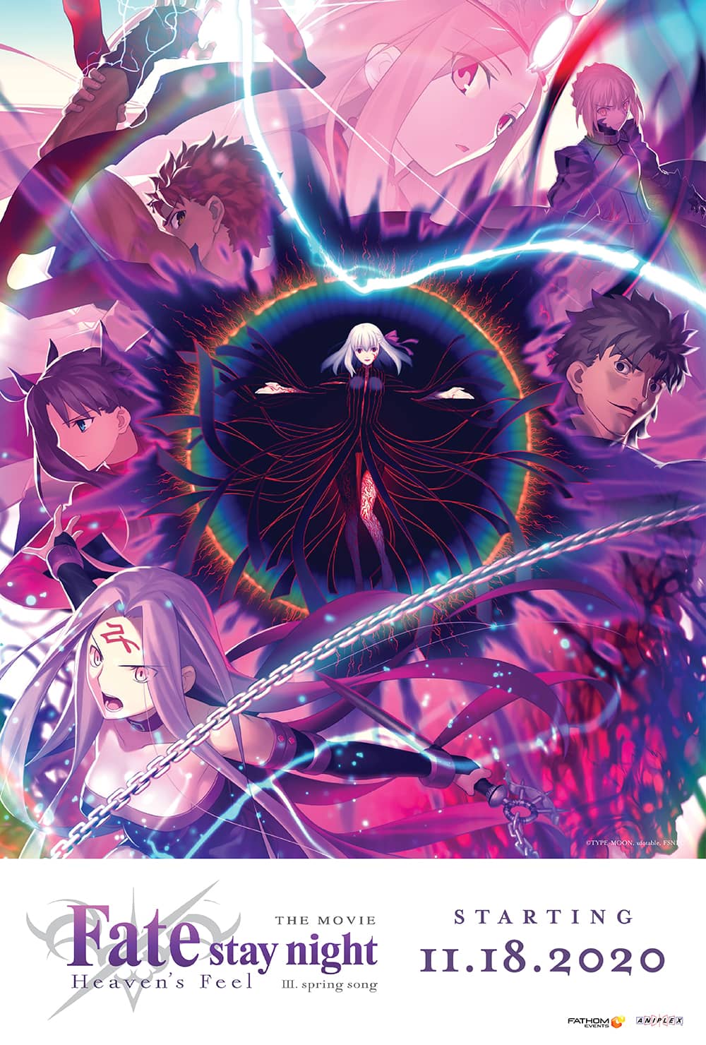 Fate/stay night [Heaven's Feel] III. spring song movie showtimes