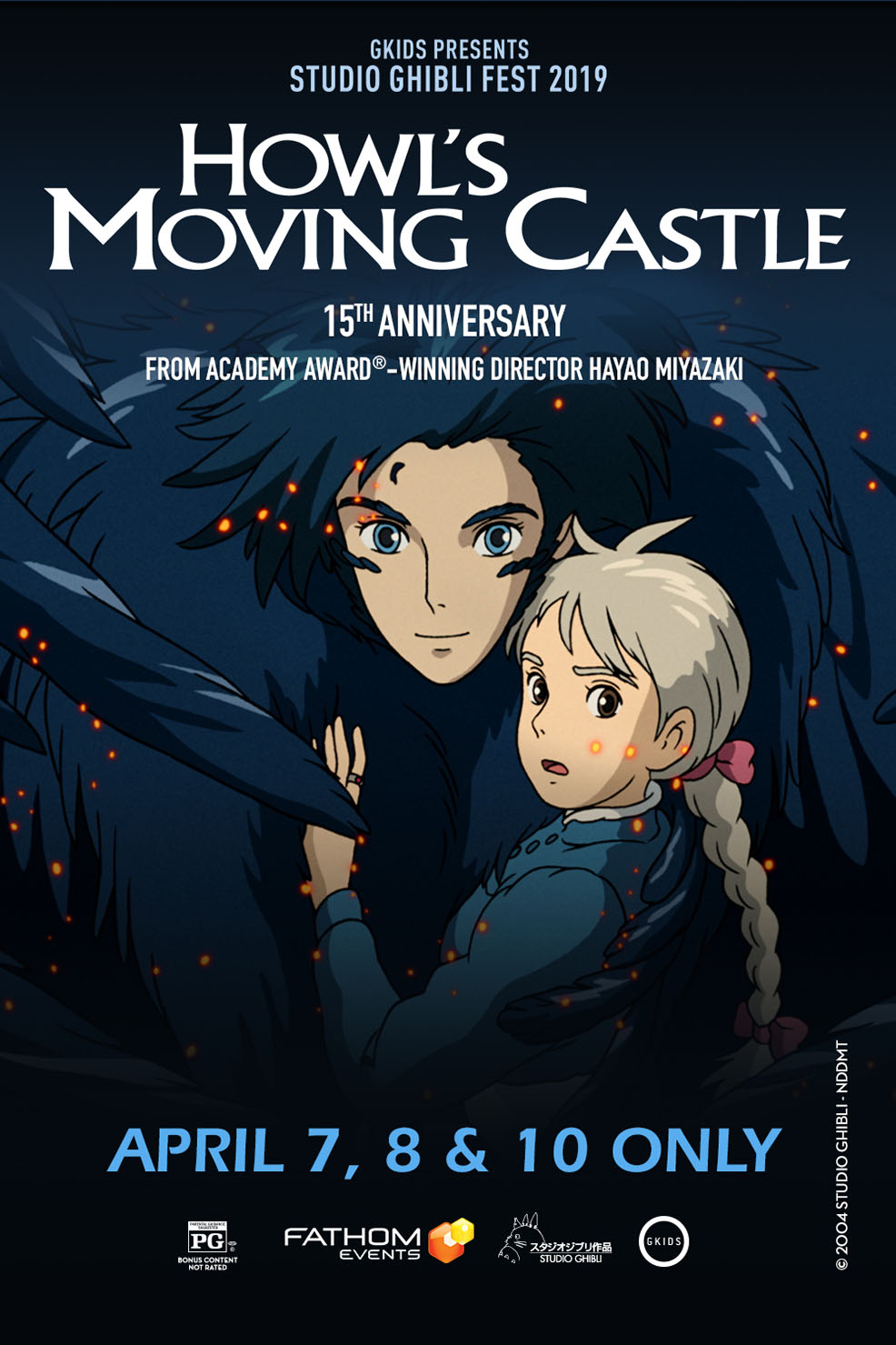 Howl’s Moving Castle Studio Ghibli Fest 2019 at an AMC Theatre near you.