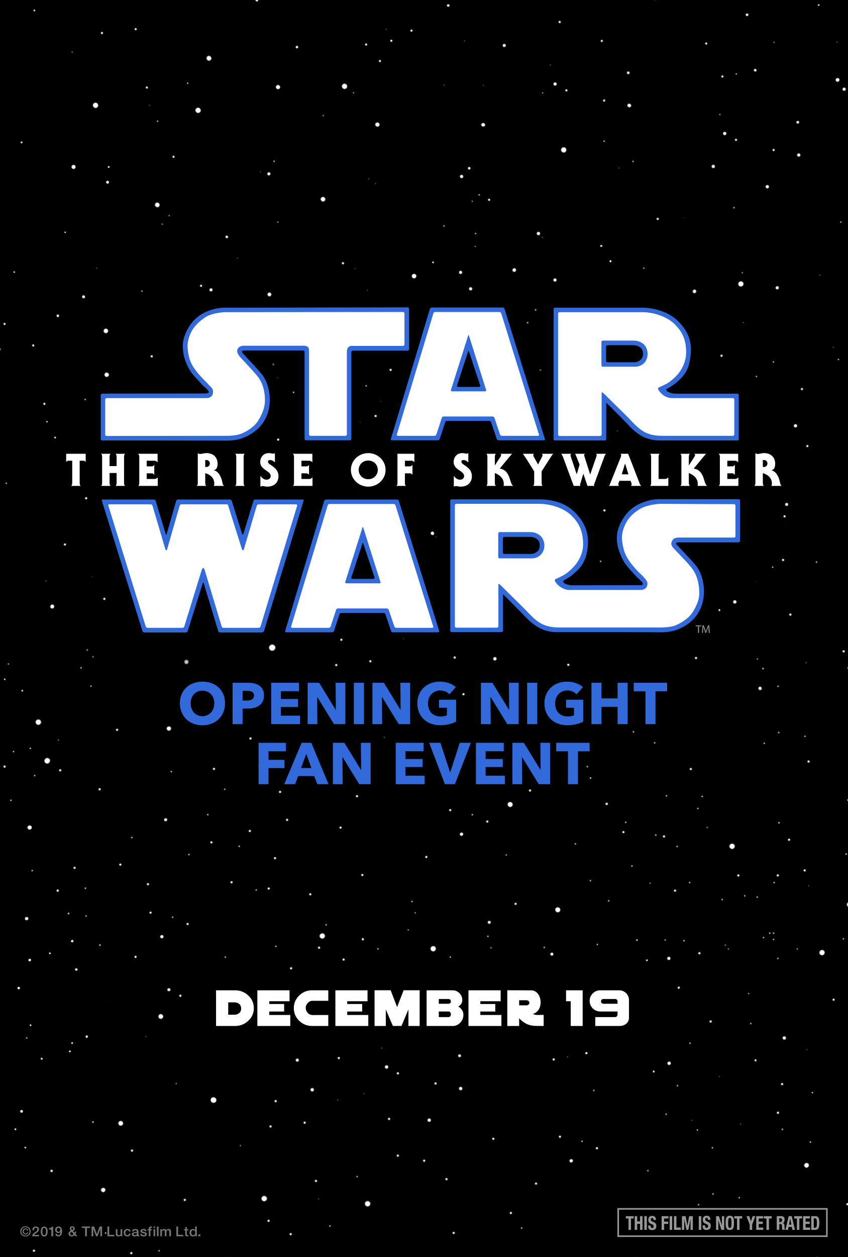 Opening Night Fan Event Star Wars The Rise Of Skywalker At An AMC 