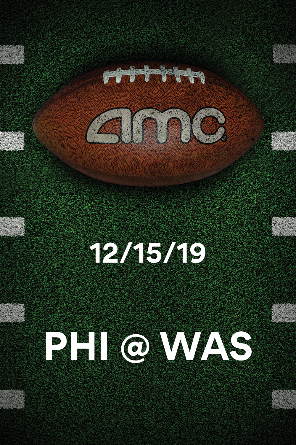 12/15/19: PHI @ WAS at an AMC Theatre near you.