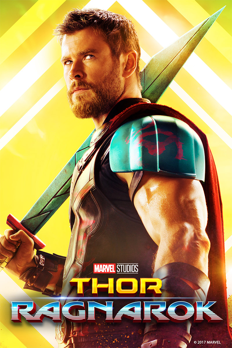 Movie Poster 2017 Marvel's "Thor:Ragnarok"  Chris Hemsworth 3 Sizes 
