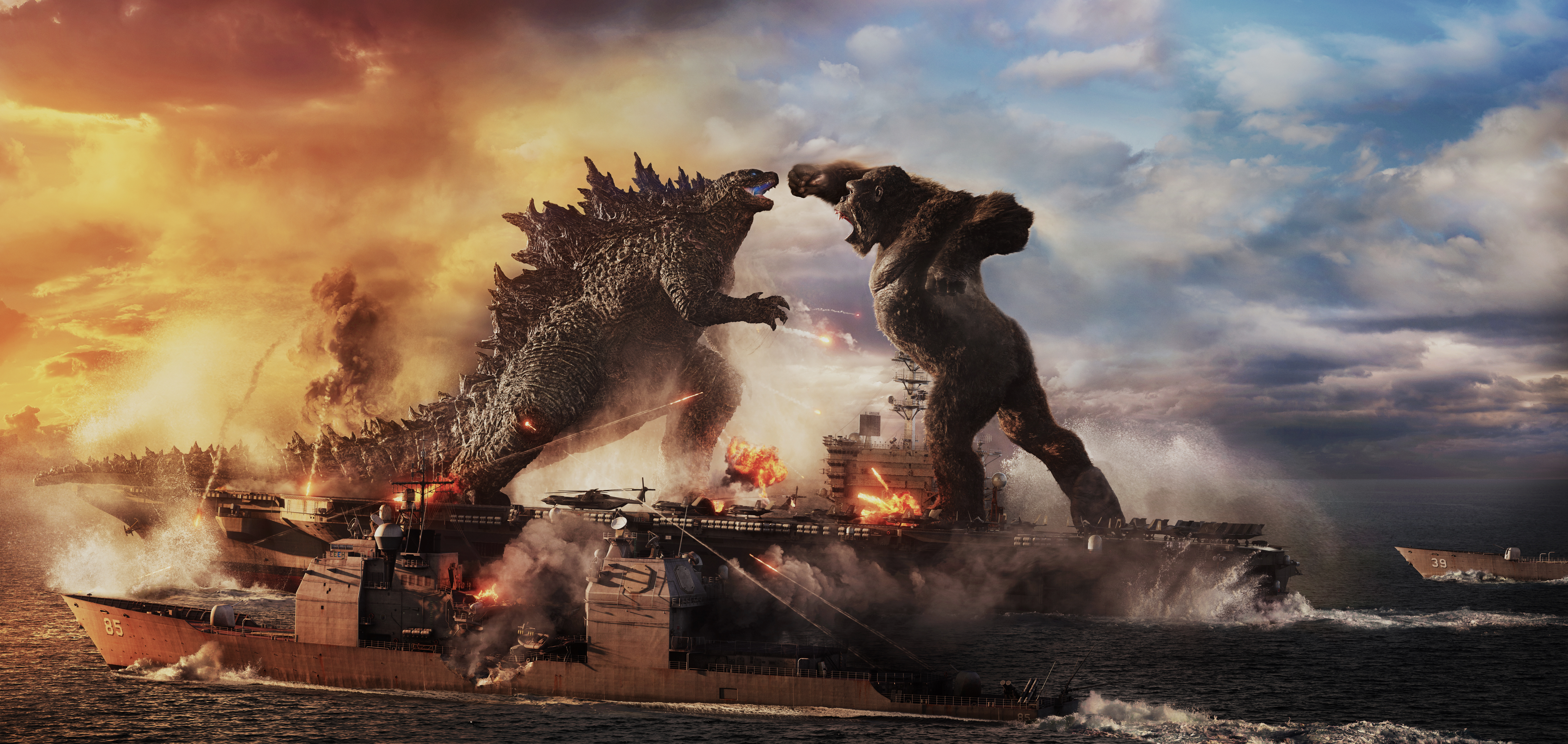 Godzilla Vs. Kong at an AMC Theatre 