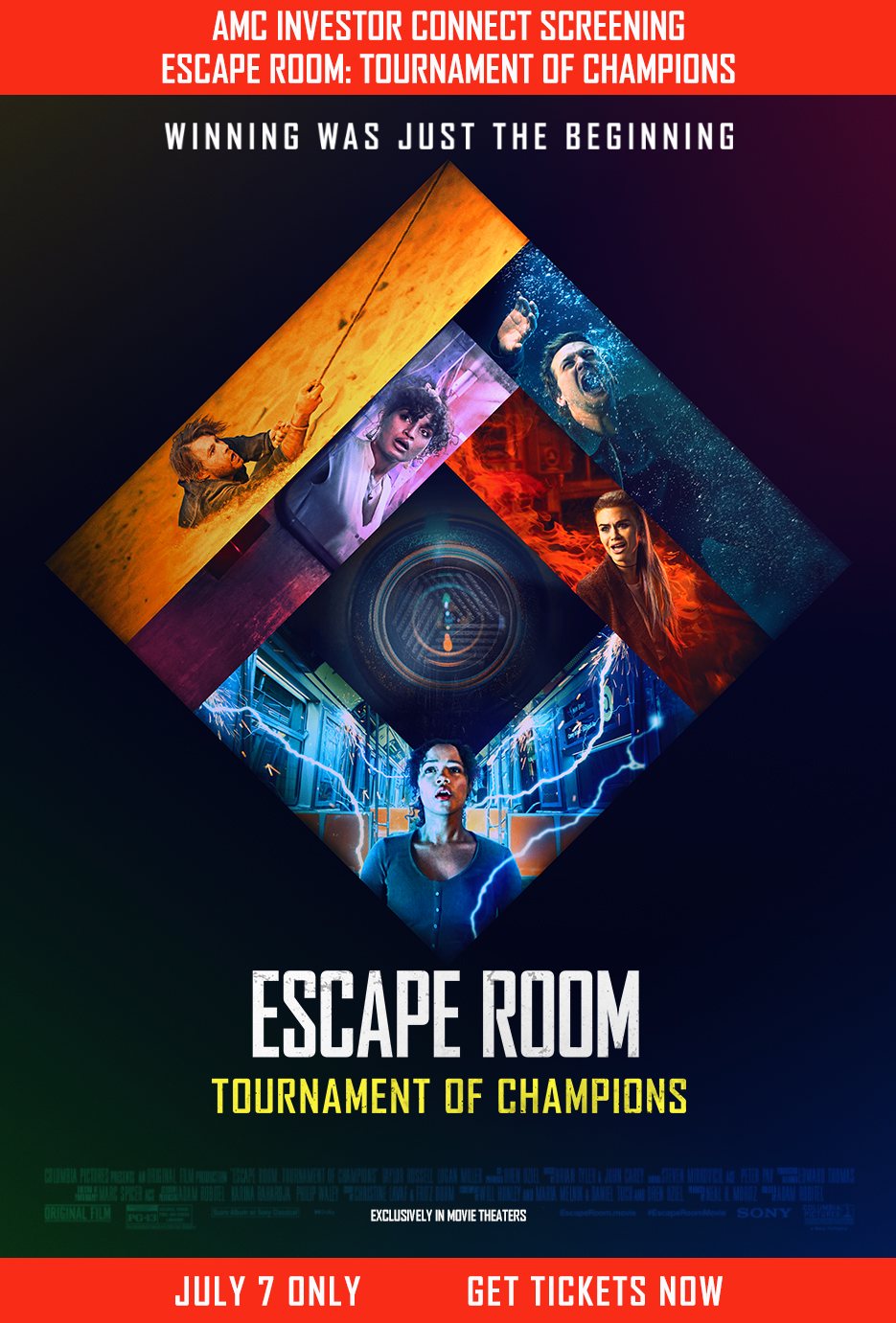 Amc Investor Connect Screening Escape Room Tournament Of Champions At An Amc Theatre Near You