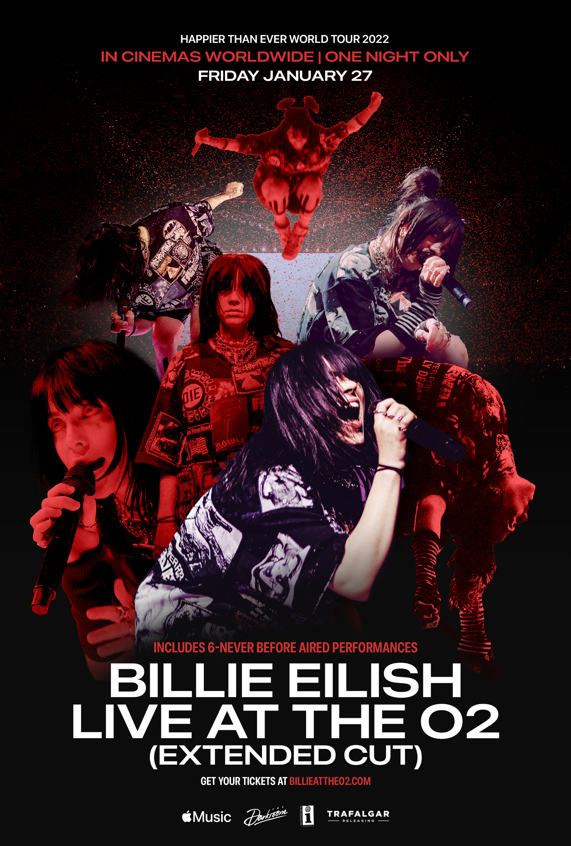 Billie Eilish: Live at the O2 (Extended Cut) movie showtimes at an