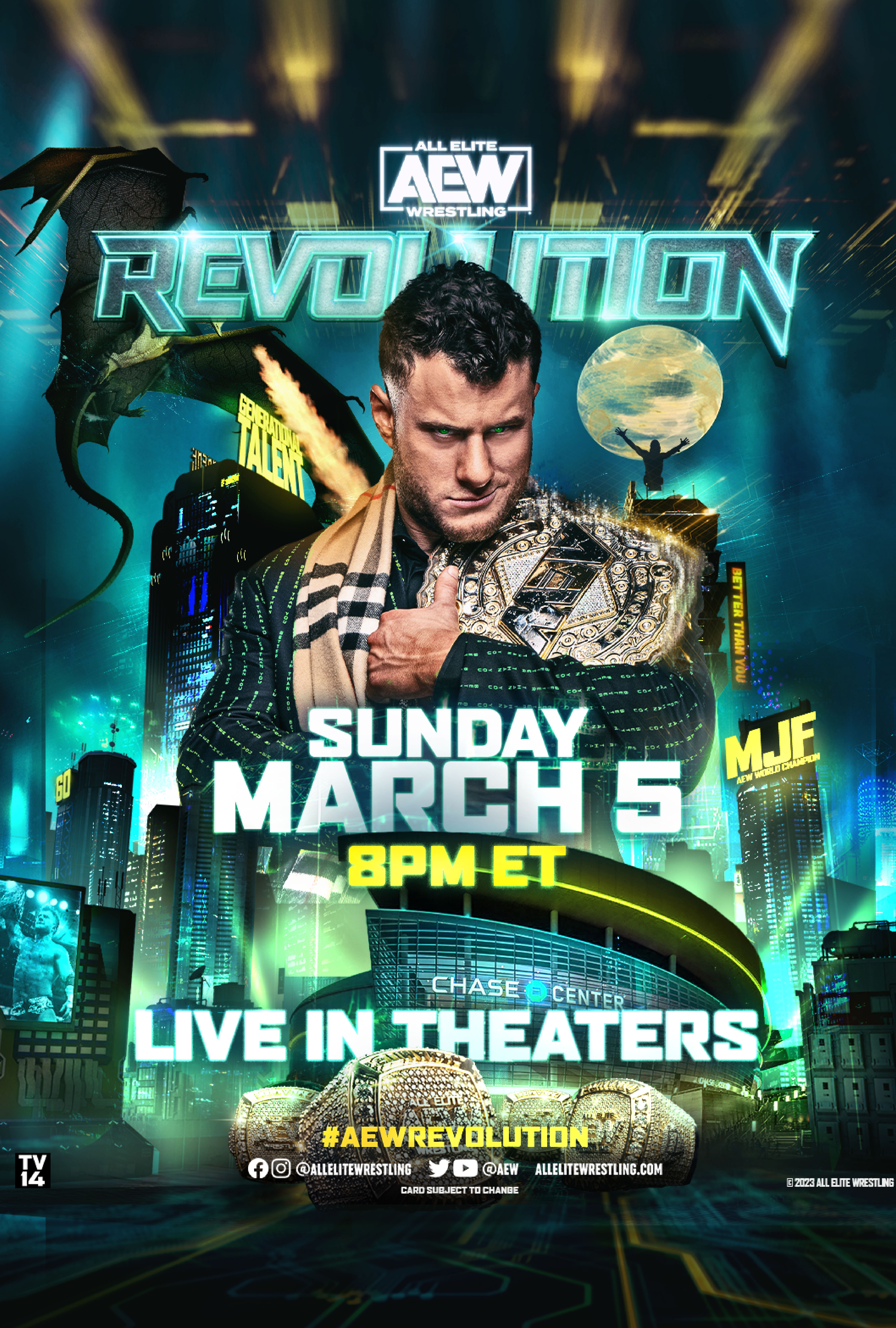 AEW Revolution 2023 at an AMC Theatre near you.