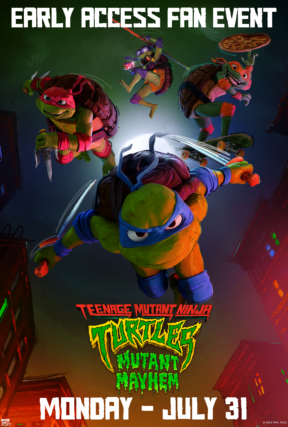 Teenage Mutant Ninja Turtles: Mutant Mayhem: Release Date