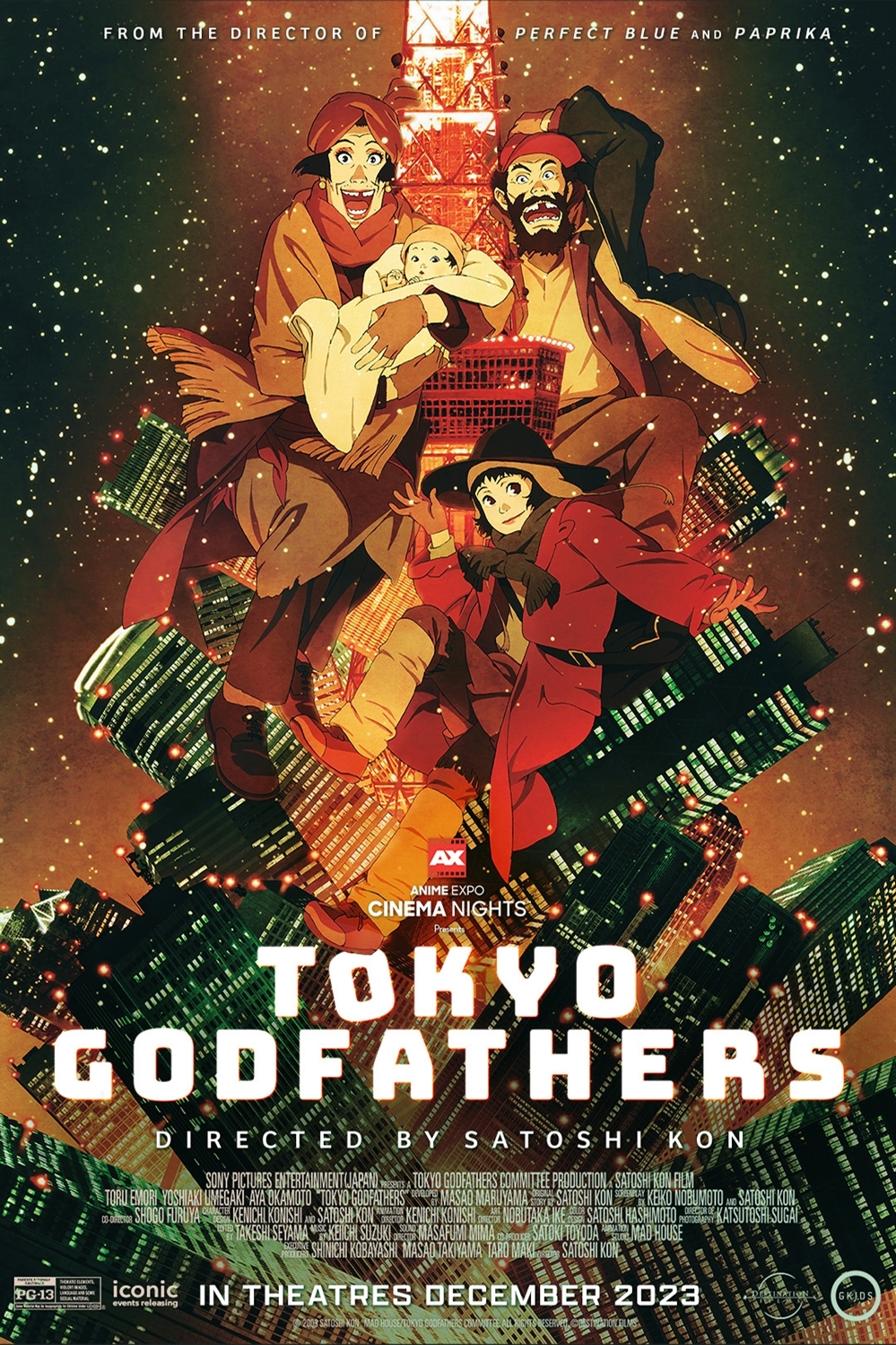 AXCN: Tokyo Godfathers 20th Anniversary - Satoshi Kon Fest at an 