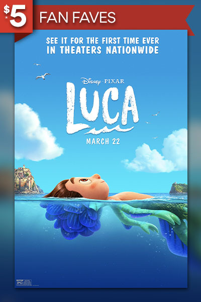 poster movie Luca - (2021) Pixar Special Theatrical Engagement