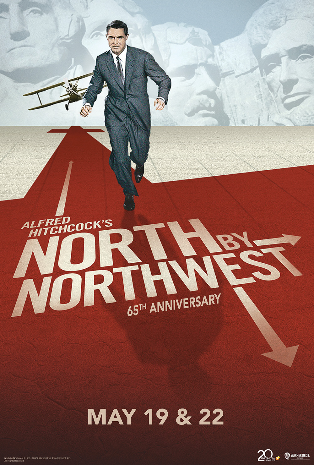 poster movie North By Northwest 65th Anniversary