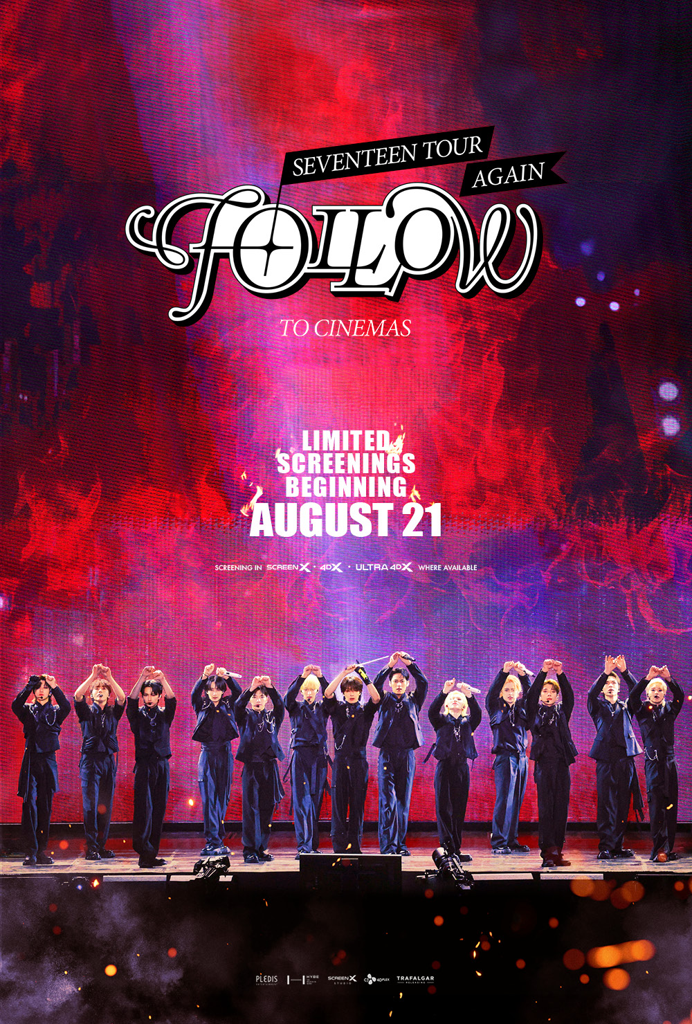 SEVENTEEN TOUR 'FOLLOW' AGAIN TO CINEMAS movie showtimes at an AMC