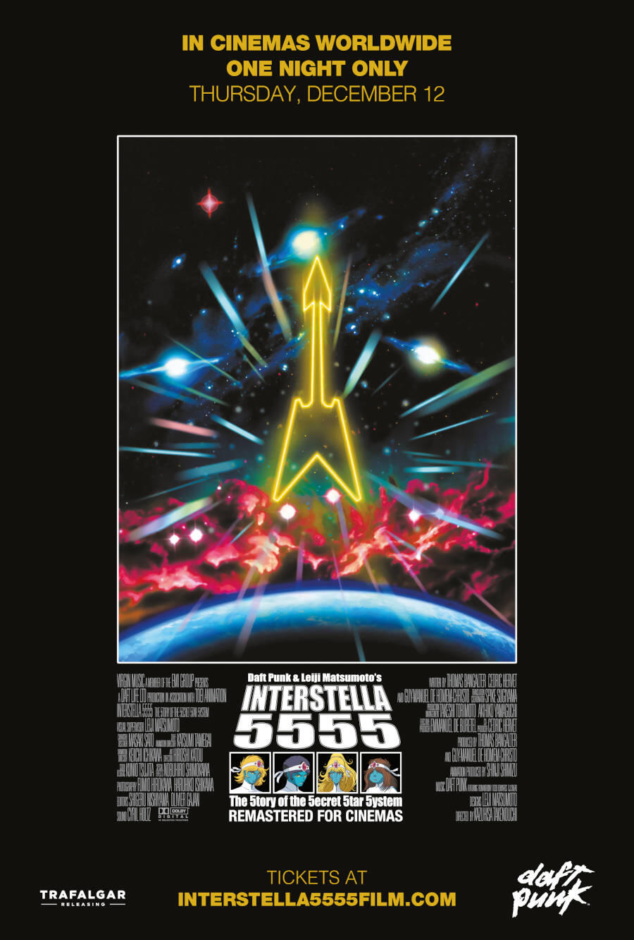 Daft Punk & Leiji Matsumoto: Interstella 5555 movie showtimes at