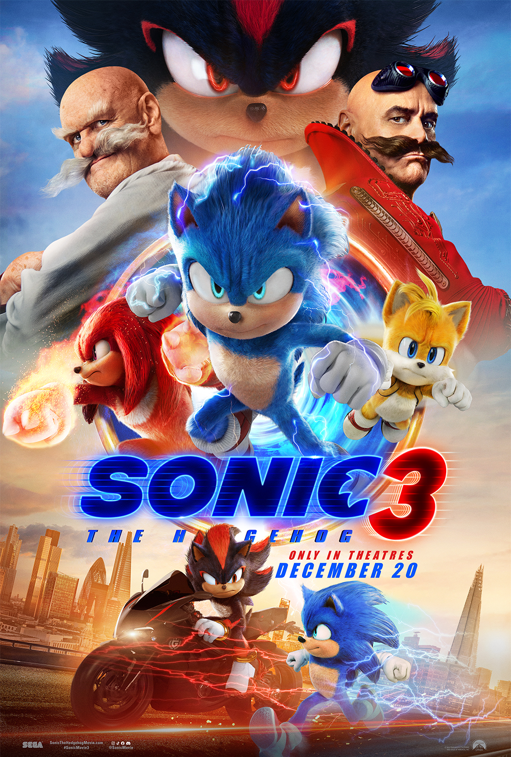 poster movie Sonic The Hedgehog 3