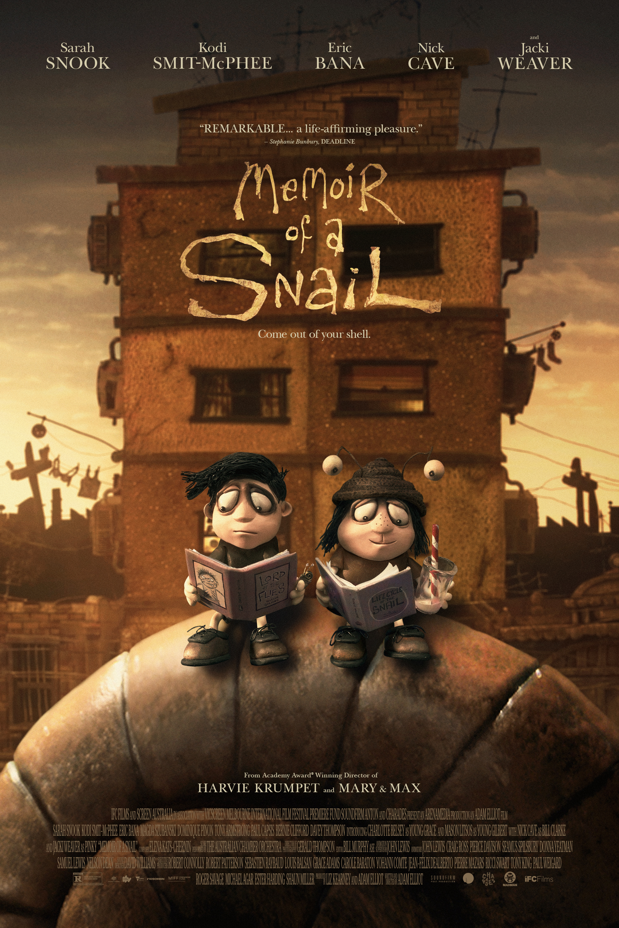 Memoir of a Snail: a Q&A Event with Filmmakers Adam Elliot & George Miller