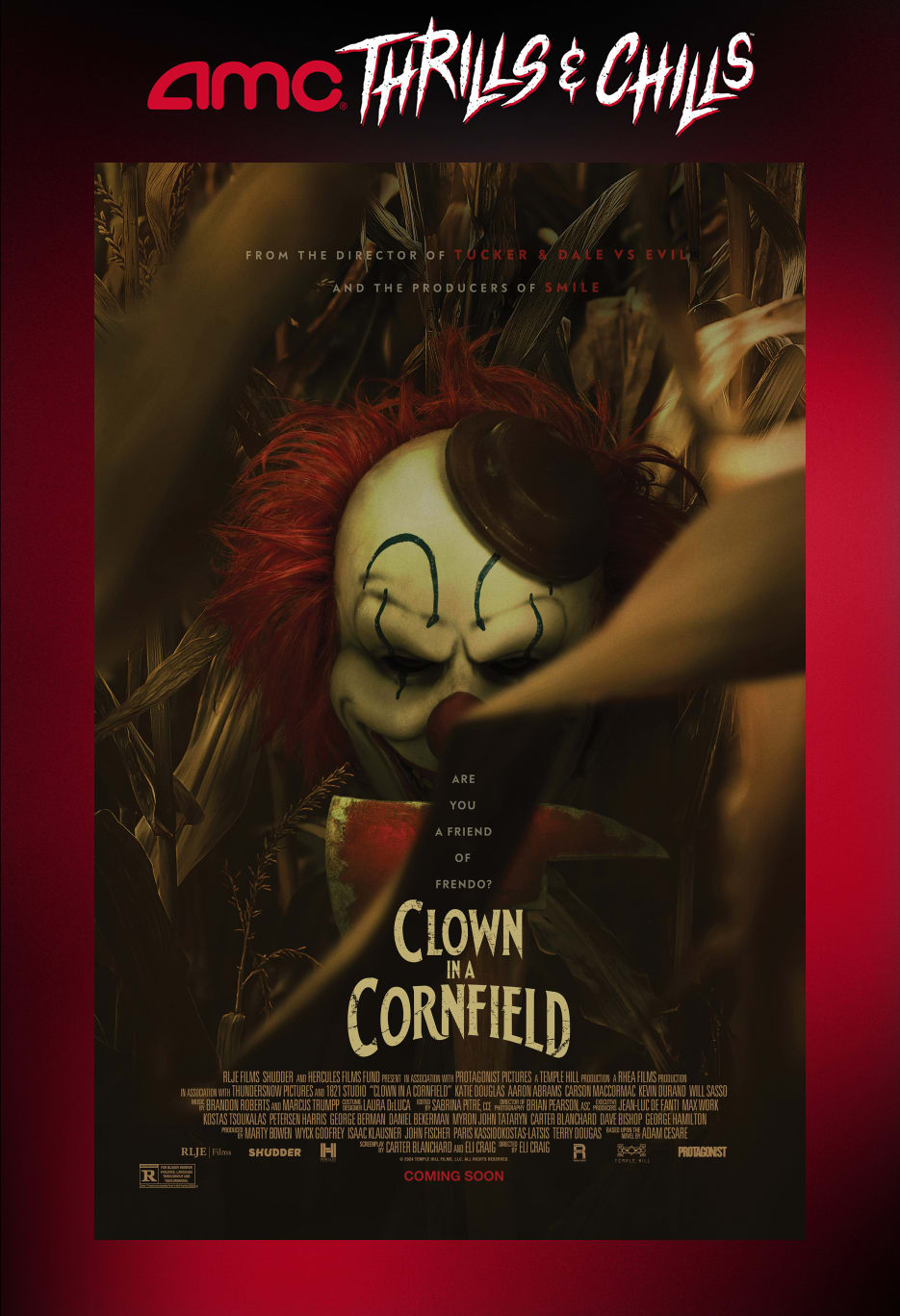 poster movie Clown in a Cornfield