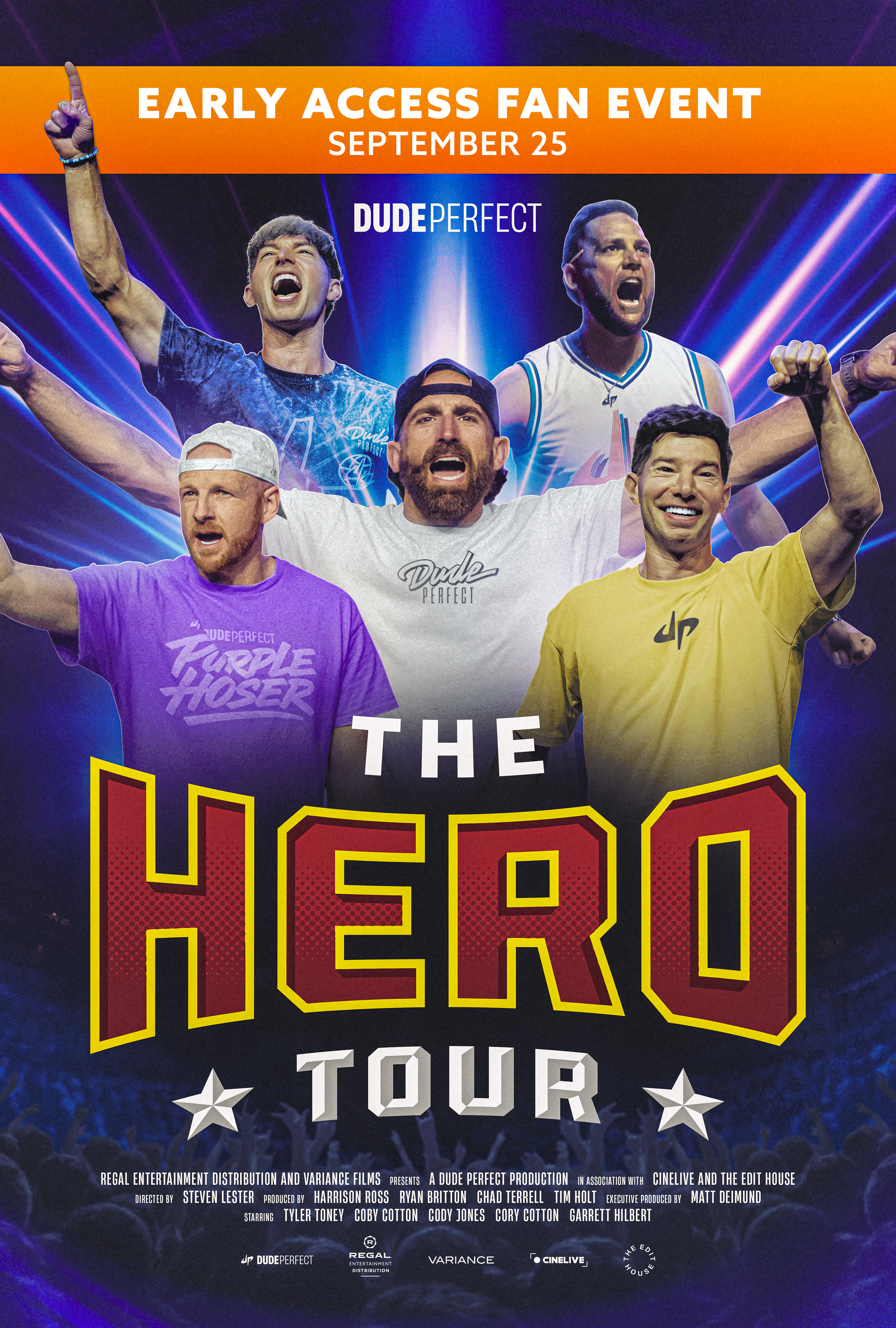 Dude Perfect: The Hero Tour Fan Early Access Event