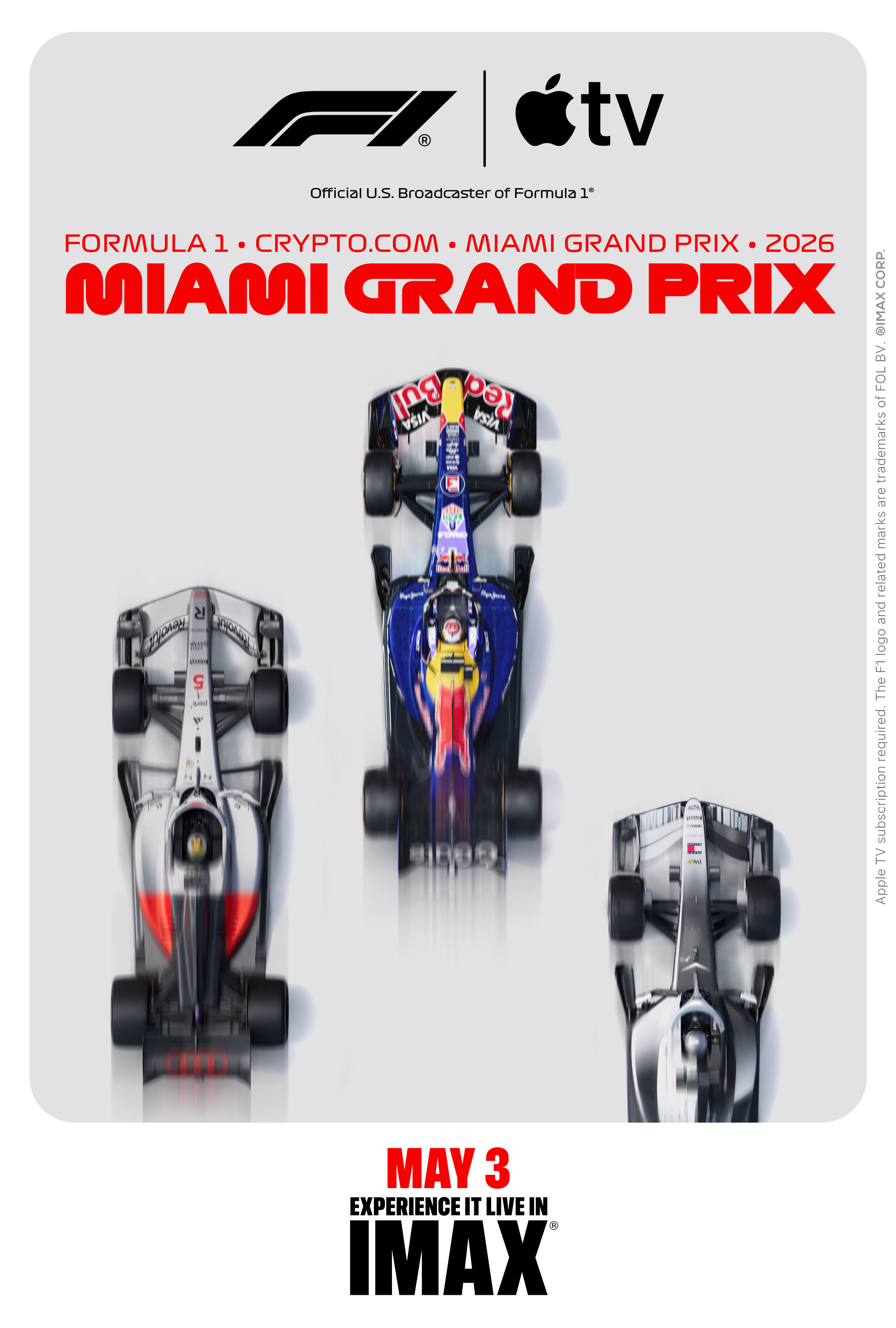 F1® on Apple TV Live in IMAX: Miami Race