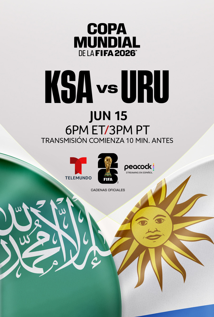 Arabia Saudita vs. Uruguay - Telemundo presenta la Copa Mundial de la FIFA 2026