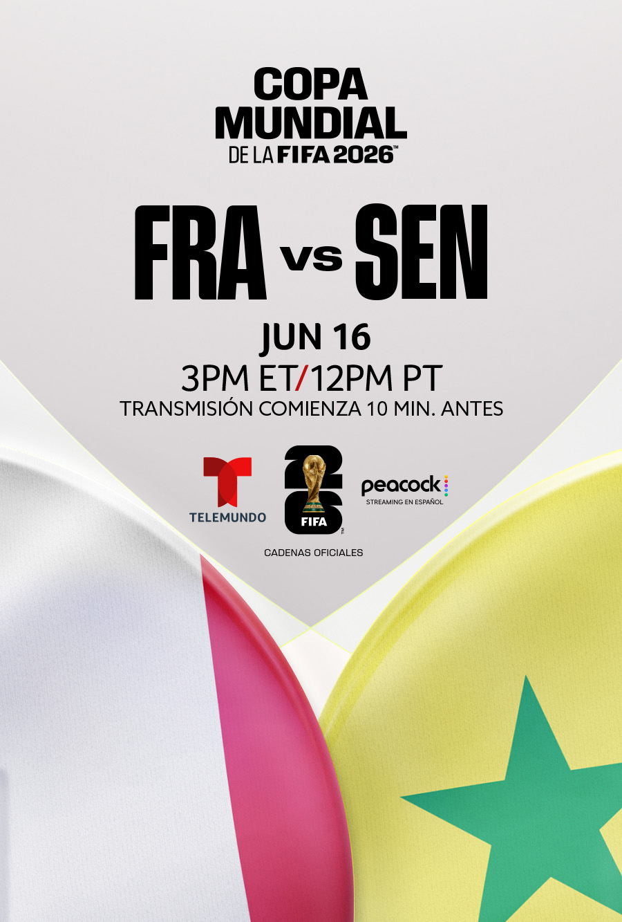 Francia vs. Senegal - Telemundo presenta la Copa Mundial de la FIFA 2026