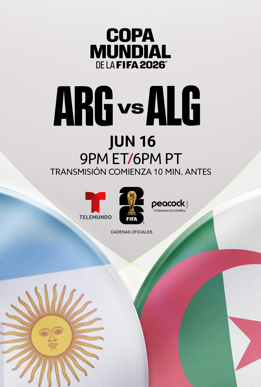Argentina vs. Argelia - Telemundo presenta la Copa Mundial de la FIFA 2026