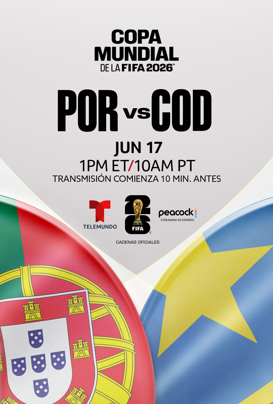 Portugal vs. RD Congo - Telemundo presenta la Copa Mundial de la FIFA