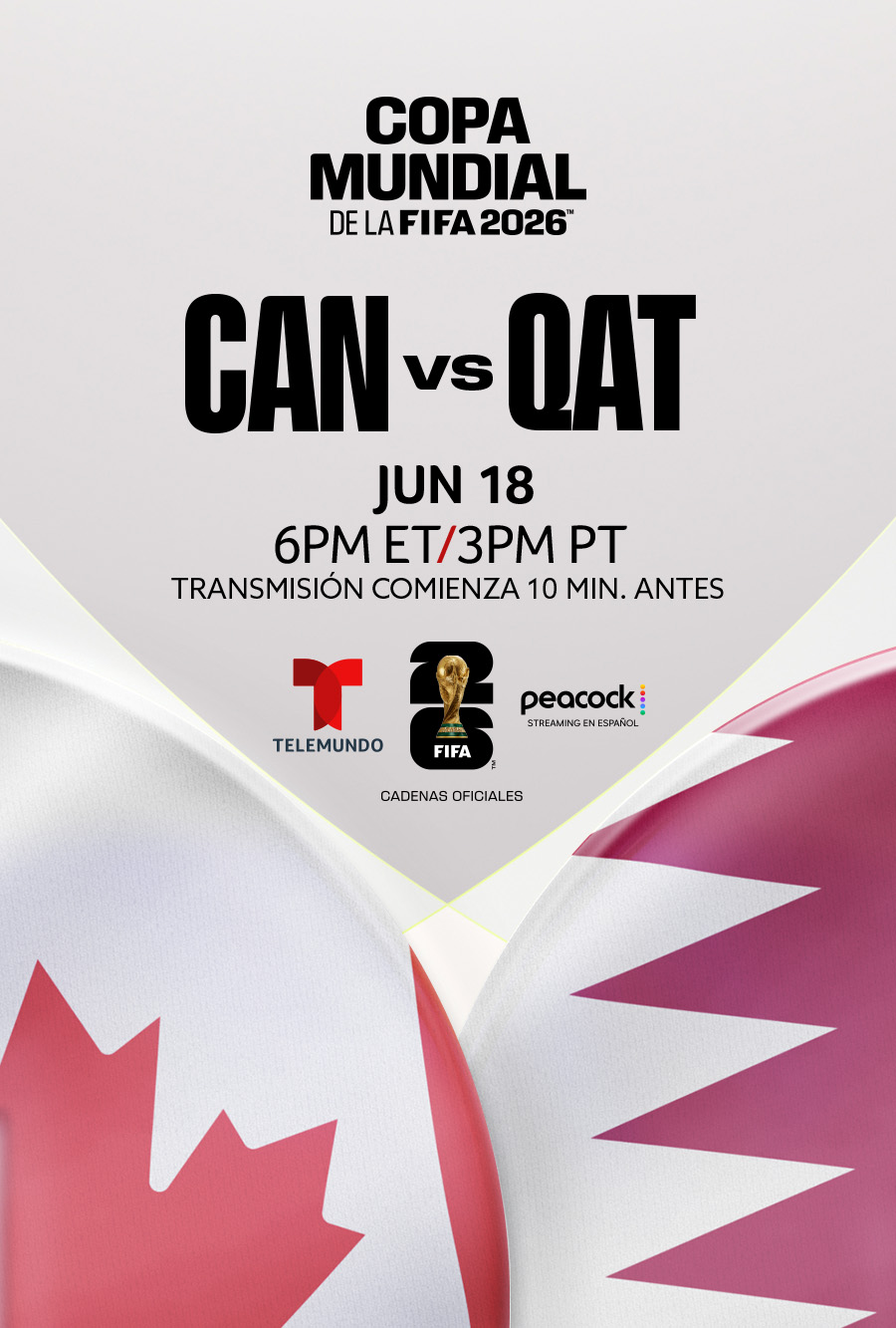 Canadá vs. Catar - Telemundo presenta la Copa Mundial de la FIFA 2026