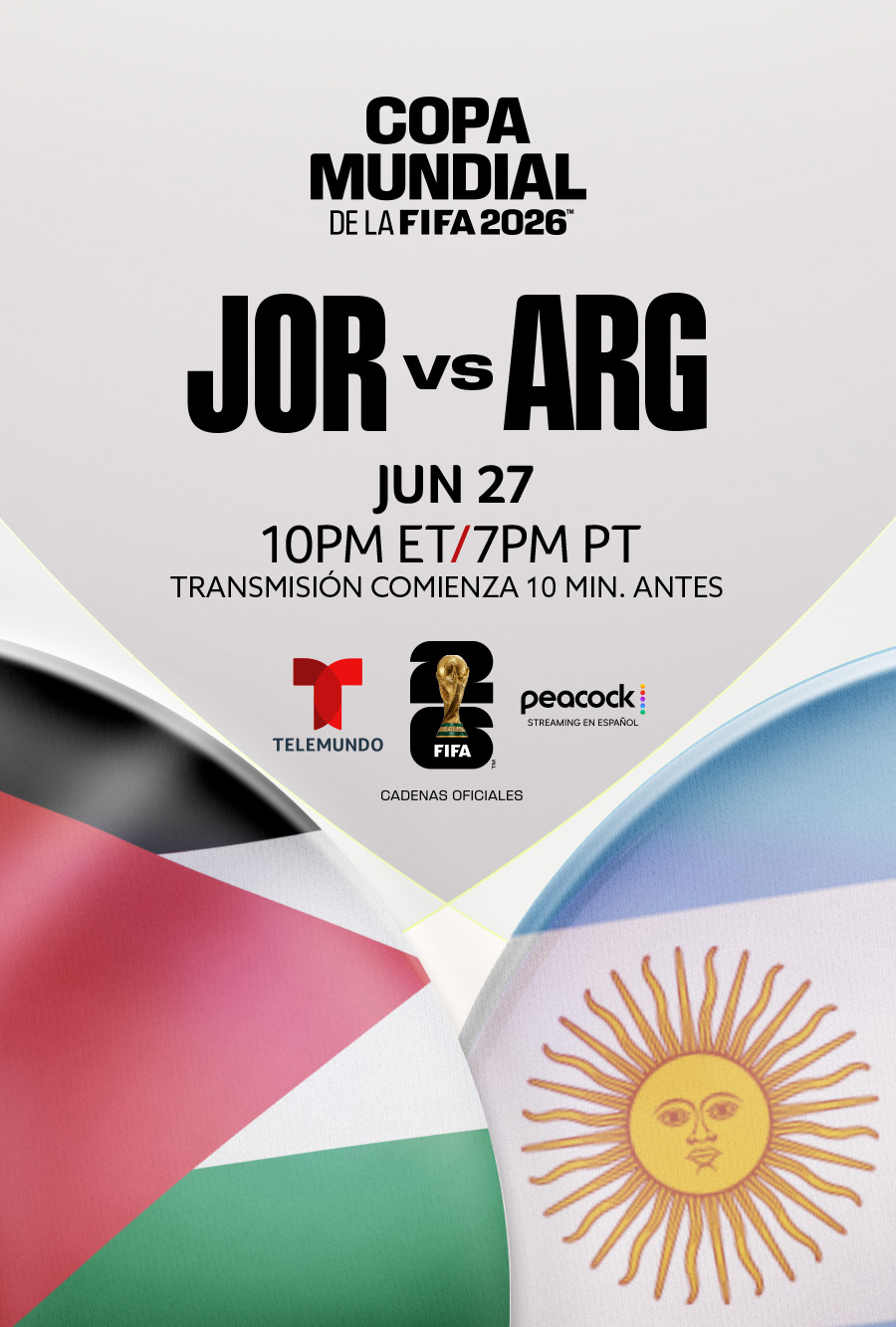 Jordania vs. Argentina - Telemundo presenta la Copa Mundial de la FIFA 2026