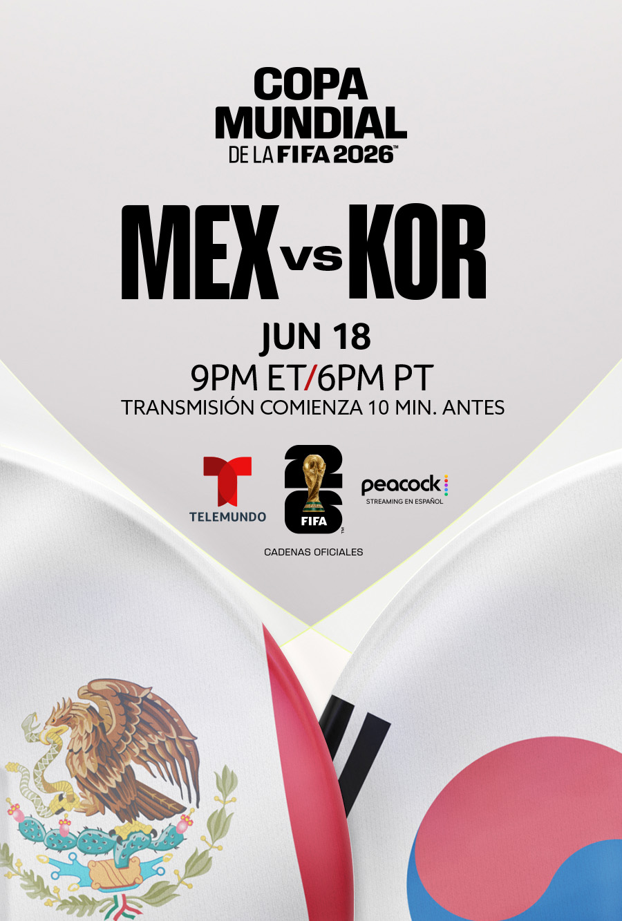 México vs. Corea del Sur - Telemundo presenta la Copa Mundial de la FIFA 2026