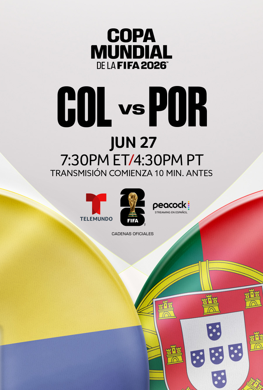 Colombia vs. Portugal - Telemundo presenta la Copa Mundial de la FIFA 2026
