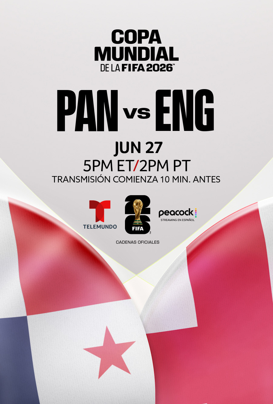 Panamá vs. Inglaterra - Telemundo presenta la Copa Mundial de la FIFA 2026