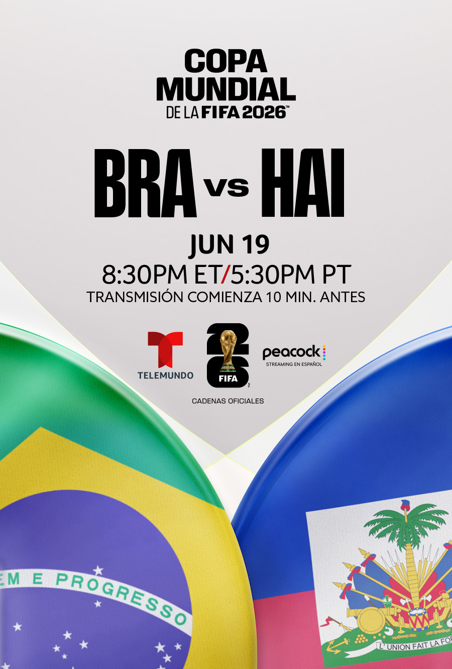 Brasil vs. Haití - Telemundo presenta la Copa Mundial de la FIFA 2026