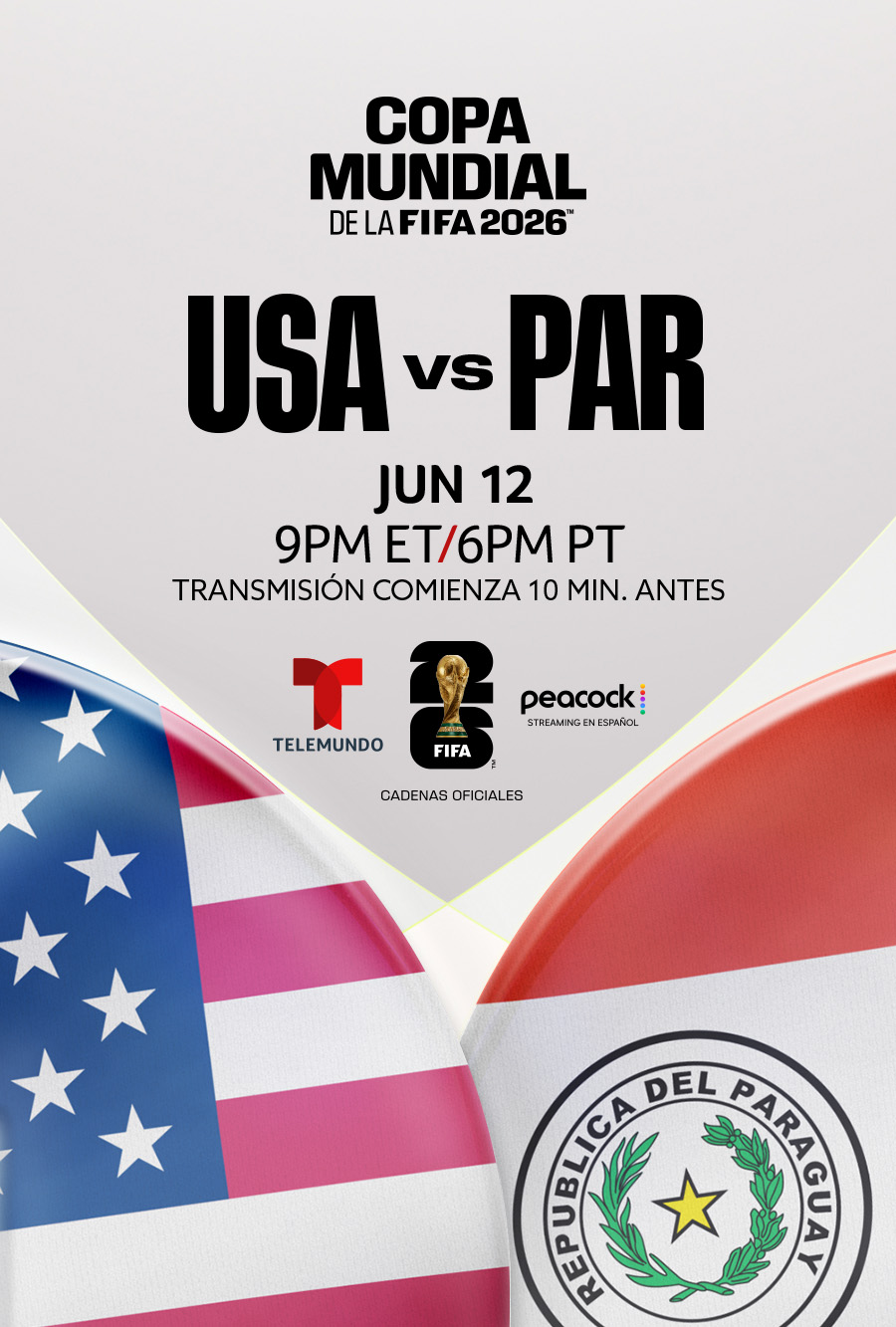Estados Unidos vs. Paraguay - Telemundo presenta la Copa Mundial de la FIFA 2026