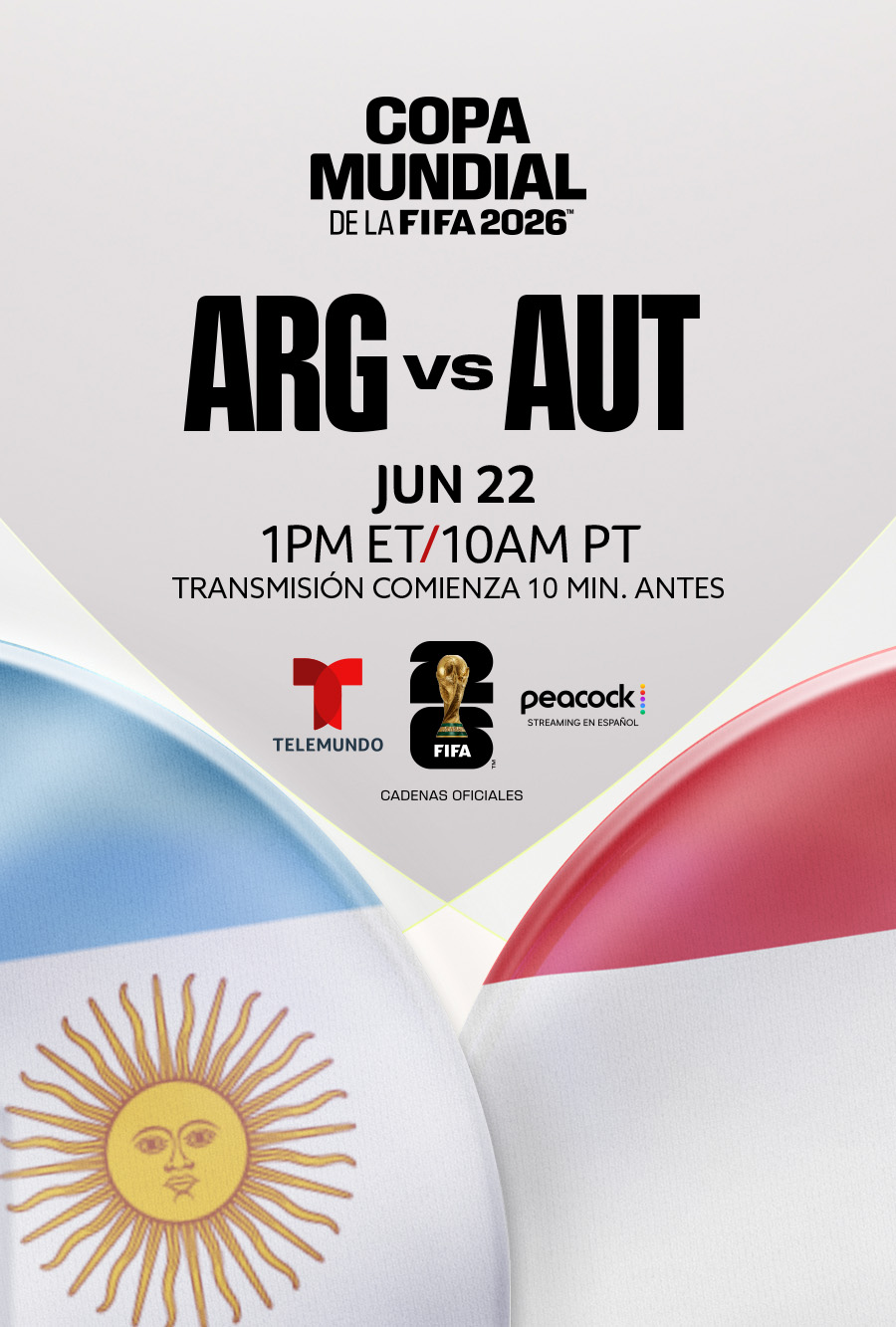 Argentina vs. Austria - Telemundo presenta la Copa Mundial de la FIFA 2026
