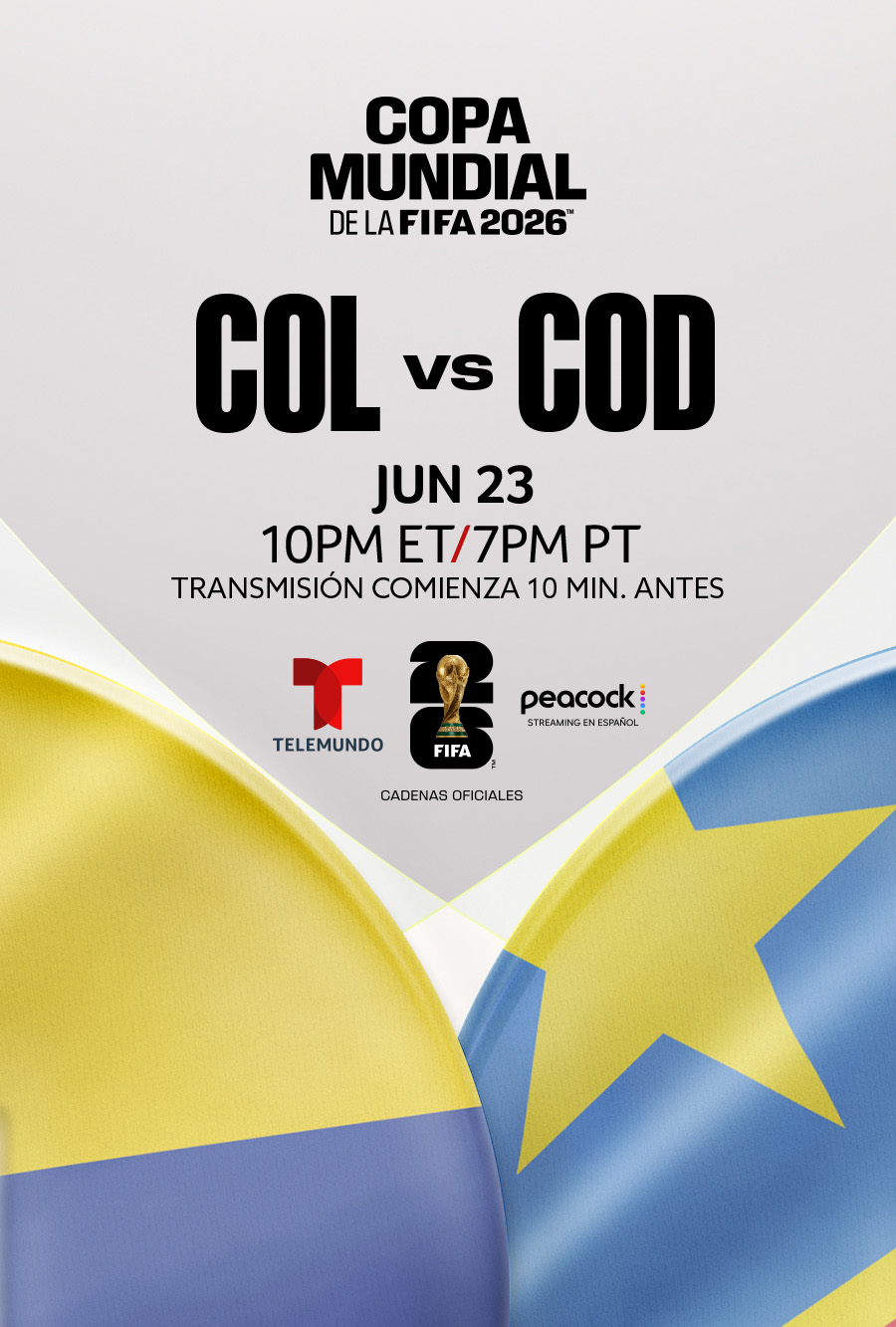Colombia vs. RD Congo - Telemundo presenta la Copa Mundial de la FIFA