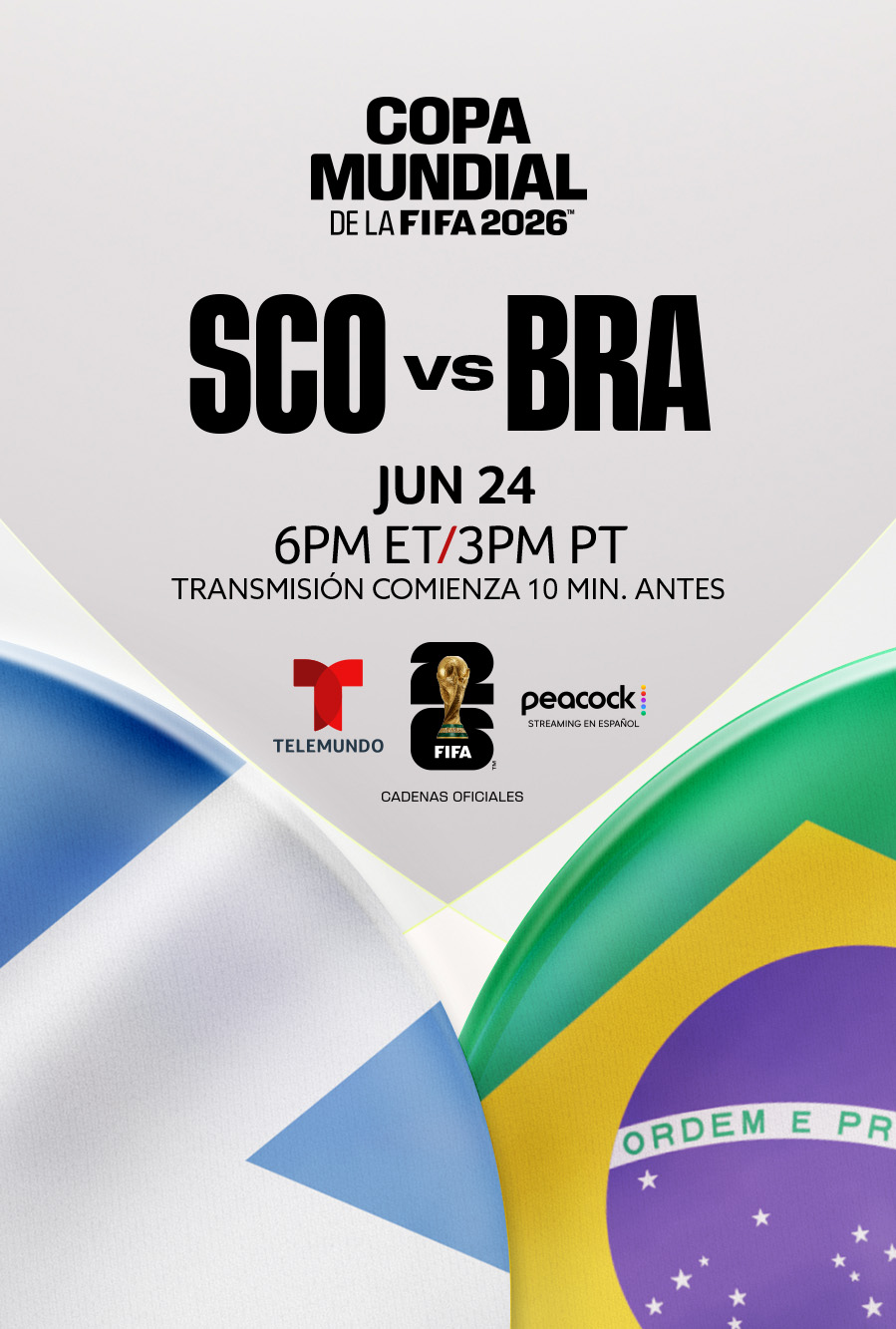 Escocia vs. Brasil - Telemundo presenta la Copa Mundial de la FIFA 2026