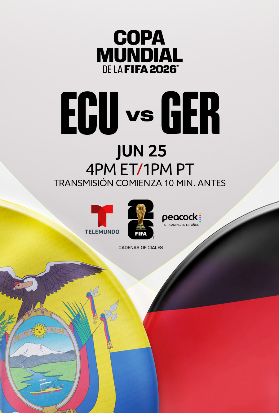 Ecuador vs. Alemania - Telemundo presenta la Copa Mundial de la FIFA 2026