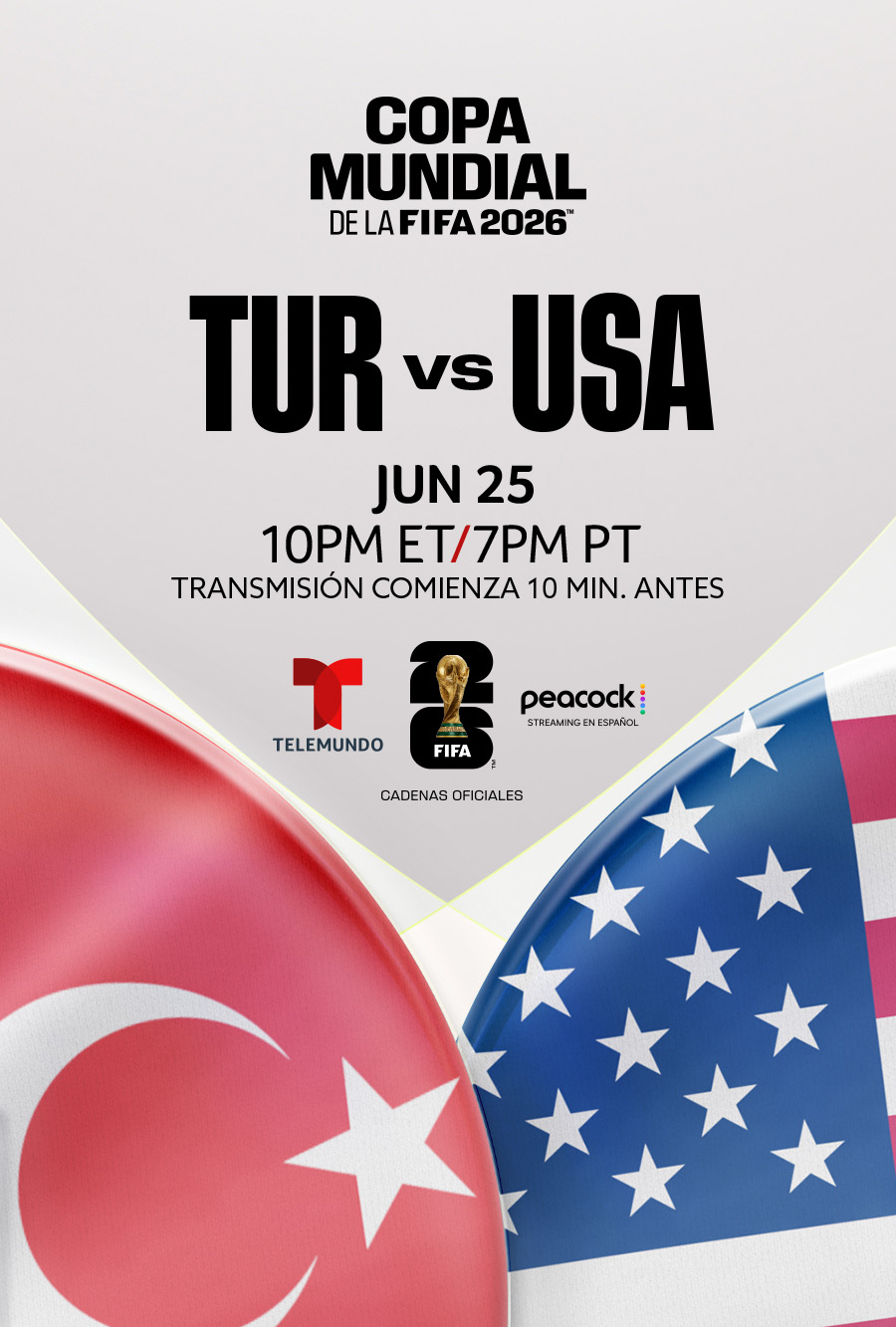 Turquía vs. Estados Unidos - Telemundo presenta la Copa Mundial de la FIFA