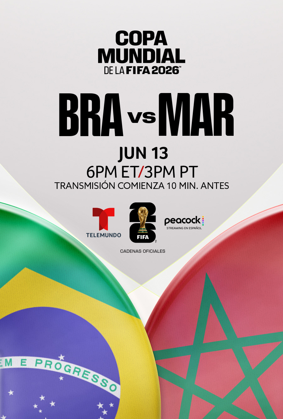 Brasil vs. Marruecos - Telemundo presenta la Copa Mundial de la FIFA 2026