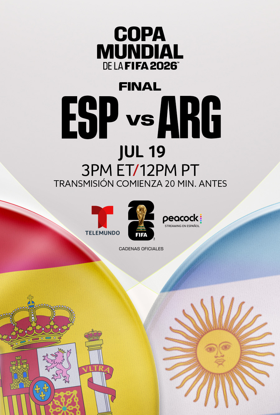 España vs Argentina - Gran Final - Telemundo presenta la Copa Mundial de la FIFA 2026